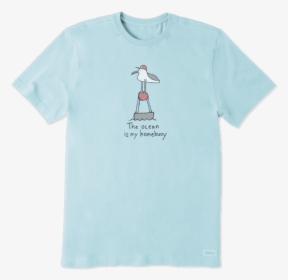 Life Is Good Men S The Ocean Is My Homebuoy Crusher - Active Shirt, HD Png Download, Transparent PNG