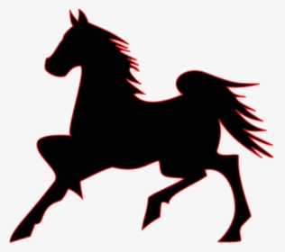 Transparent Horse Clipart - Horse Silhouette, HD Png Download, Transparent PNG