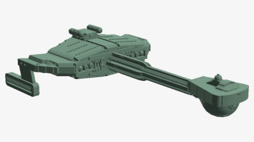 Klingon D7 K Tinga-class Battlecruiser - Klingon Battle Cruiser On Transparent, HD Png Download, Transparent PNG