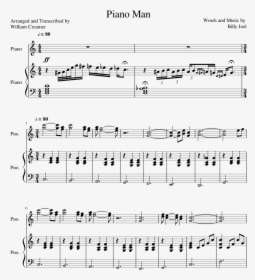 Piano Man Harmonica Sheet Music, HD Png Download, Transparent PNG