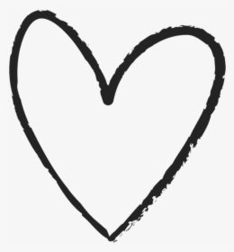 Scribble Heart Clipart Library Download - Hand Drawn Heart Outline Png, Transparent Png, Transparent PNG
