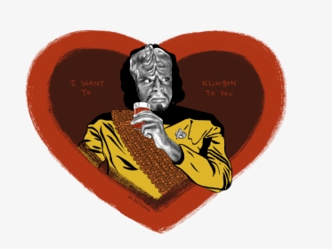 I Want To Klingon You Happy Valentines Star Trek Pinterest - Star Trek Love Valentine, HD Png Download, Transparent PNG