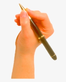 Transparent Writing Hand With Pen Png - Hand With Pen, Png Download, Transparent PNG