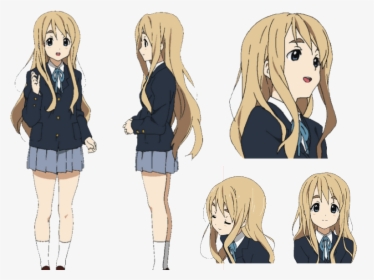 K On Characters Mugi, HD Png Download, Transparent PNG