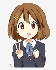 #yui#k-on#kawaii - Cartoon, HD Png Download, Transparent PNG