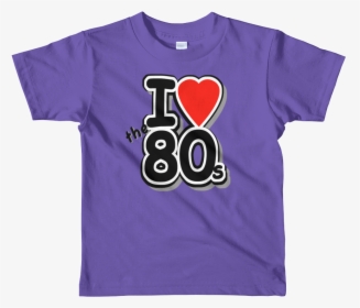 I Love The 80 S Short Sleeve Kids T-shirt - Heart, HD Png Download, Transparent PNG