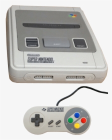 Super Nintendo Games Console Transparent Background - Super Nintendo Controller, HD Png Download, Transparent PNG