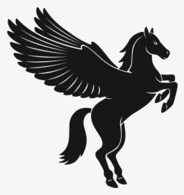Pegasus Flying Horses - Flying Horse Logo Png, Transparent Png, Transparent PNG