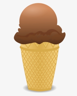 Dairy Product,ice Cream Cone,cup - Chocolate Ice Cream Vector Png, Transparent Png, Transparent PNG