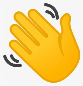 Waving Hand Icon - Hand Waving Clip Art, HD Png Download, Transparent PNG