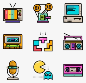 Graphic-design - 80s Icons Clip Art, HD Png Download, Transparent PNG