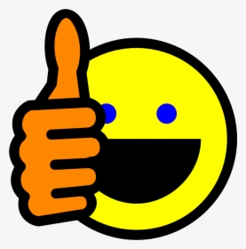 Emoticon,line Art,waving Hello - Thumbs Up Smiley, HD Png Download, Transparent PNG