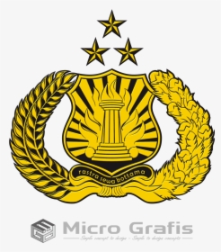 Logo Koperasi, Micro Grafis Logo Tribrata Format Cdr - Logo Polri, HD Png Download, Transparent PNG