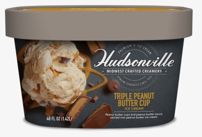 Triple Peanut Butter Cup Carton - Hudsonville Ice Cream Bananas Foster, HD Png Download, Transparent PNG