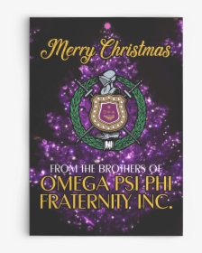 Omega Psi Phi Christmas Card, HD Png Download, Transparent PNG