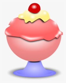 Ice Cream Cup Clipart Png - Jelly And Ice Cream Cartoon, Transparent Png, Transparent PNG