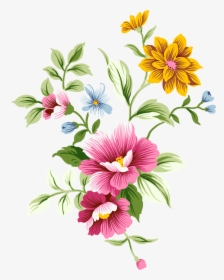 Abstract Flower - Hand Painting Flowers, HD Png Download, Transparent PNG