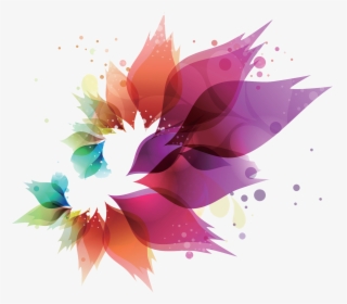 Fur Vector Abstract - Transparent Abstract Flower Png, Png Download, Transparent PNG