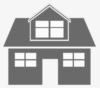 Black, Home, House, Icon, White - Black Transparent Background House Png, Png Download, Transparent PNG
