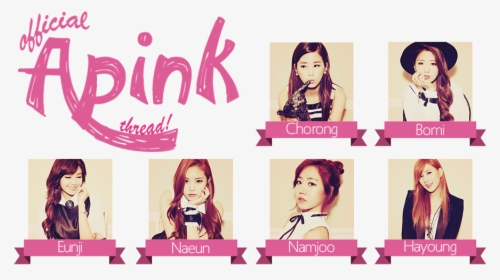 All - About - Apink - Apink Members With Names, HD Png Download, Transparent PNG