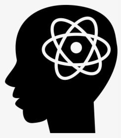 Atom Symbol In Man Head - Flutter And React Native, HD Png Download, Transparent PNG