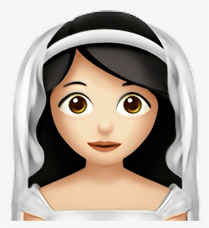 Transparent Bride Veil Png - Bride Emoji Png, Png Download, Transparent PNG