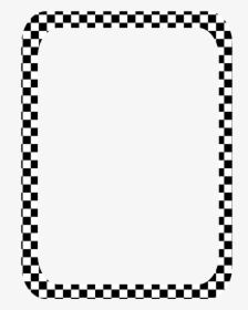 Checkered Car Racing Flags Auto Border Clipart - Transparent Race Border, HD Png Download, Transparent PNG