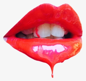 Vector Lips Drip - Png Lip Dripping Transparent, Png Download, Transparent PNG