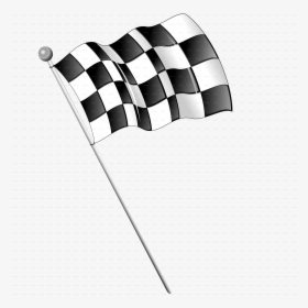 Checkered Drawing Race Flag - F1 Racing Car Png, Transparent Png, Transparent PNG
