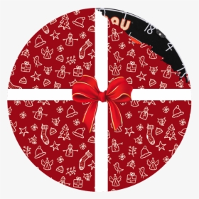 Dart Board Png - Christmas Background Pattern Red, Transparent Png, Transparent PNG