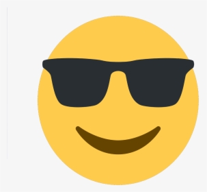 Emoticon Sunglasses Smiley Iphone Go Emoji Clipart - Cool Emoji Transparent Background, HD Png Download, Transparent PNG