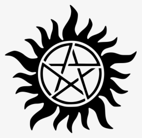 Anti Possession Symbol Transparent- - Supernatural Anti Possession Tattoo, HD Png Download, Transparent PNG