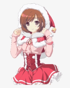Christmas Light Yagami Lamperouge Manga - Anime Girl Santa Claus, HD Png Download, Transparent PNG