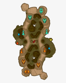 Smite Old Clash Map, HD Png Download, Transparent PNG