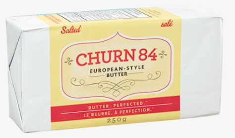Churn84 Salted 250g - Box, HD Png Download, Transparent PNG