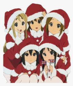 Merry Christmas Anime Girl, HD Png Download, Transparent PNG