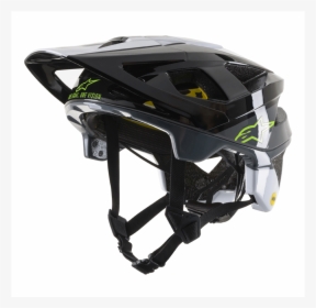 Pilot Black White Cool Gray Gloss Alpinestars Vector - Alpinestars Vector Tech Helmet, HD Png Download, Transparent PNG