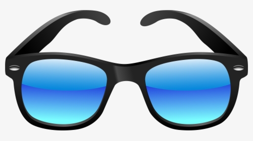 Black And Blue Sunglasses - Blue Sunglasses Transparent Background, HD Png Download, Transparent PNG