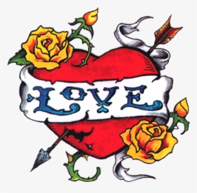 Love Tattoo Download Png - Transparent Background Love Tattoo, Png Download, Transparent PNG