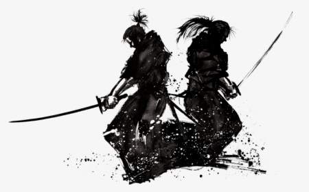 #silhouette #siluet #siluetas #samurai #kenjutsu #samuraiink - Bushi Japan, HD Png Download, Transparent PNG
