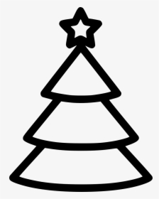 Christmas Tree - Christmas Tree Icon Png, Transparent Png, Transparent PNG