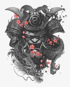 Irezumi Tattoo Sleeve Samurai Download Hq Png Clipart - Samurai Art, Transparent Png, Transparent PNG