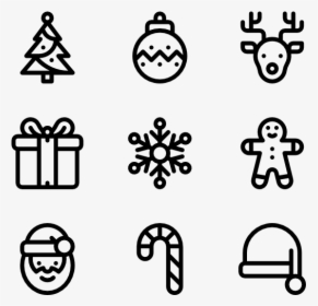 Christmas - Christmas Icons Vector Png, Transparent Png, Transparent PNG