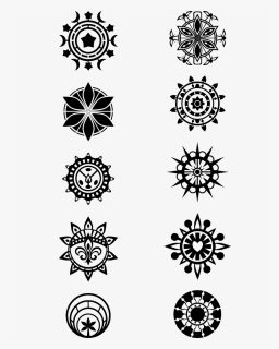 Visual Arts,flower,temporary Tattoo - Coreldraw Design Black And White, HD Png Download, Transparent PNG