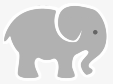 Baby Elephant Clipart - Grey Baby Elephant Clipart, HD Png Download, Transparent PNG