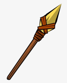 Clip Art Crossed Spears - Spear Clipart Png, Transparent Png, Transparent PNG