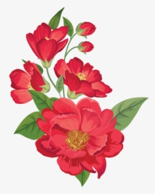 How The Flower Crown Became It Accessory Of Coachella - Watercolor Red Flowers Png, Transparent Png, Transparent PNG