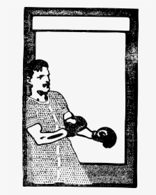 Boxer Man Frame Clip Arts - Illustration, HD Png Download, Transparent PNG