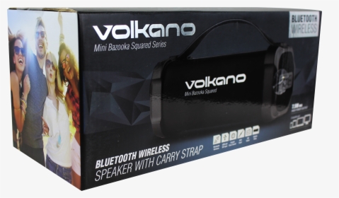 Volkano Mini Bazooka Squared Bluetooth Speaker Packaging - Packaging Speaker, HD Png Download, Transparent PNG