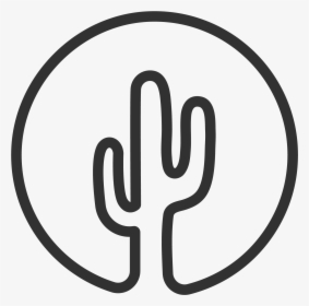 Outline Of Saguaro Cactus, HD Png Download, Transparent PNG